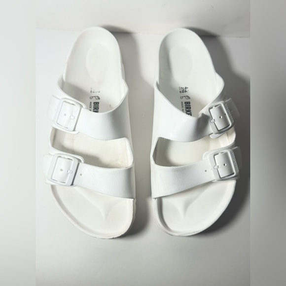 Birkenstock White Double Strap Sandals size 42 - Picture 2 of 8